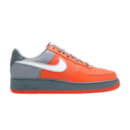 Nike: Оранжевые кроссовки  Air Force 1