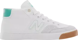 New Balance: Белые кроссовки 