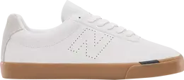 New Balance: Белые кроссовки 