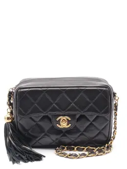 CHANEL Pre-Owned: Чёрная сумка 