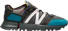 New Balance: Голубые кроссовки 