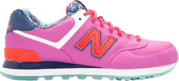 New Balance: Фиолетовые кроссовки  574