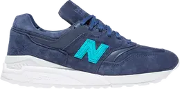 New Balance: Синие кроссовки  997