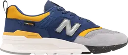 New Balance: Голубые кроссовки  997H