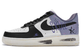 Nike: Фиолетовые кроссовки  Air Force 1