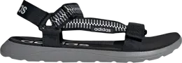 Adidas: Чёрные сандалии 