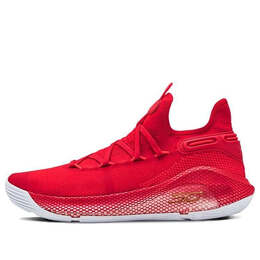 Under Armour: Красные кроссовки  Curry 6