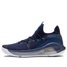 Under Armour: Синие кроссовки  Curry 6