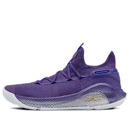 Under Armour: Фиолетовые кроссовки  Curry 6