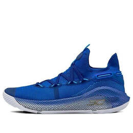 Under Armour: Голубые кроссовки  Curry 6