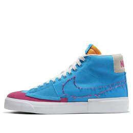 Nike: Голубые кроссовки  Blazer Mid