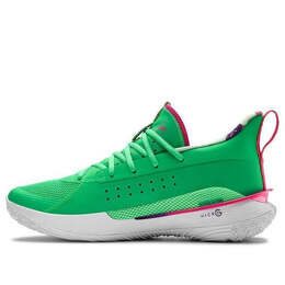 Under Armour: Зелёные кроссовки  Curry 7