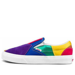 Vans: Фиолетовые кроссовки  Classic Slip On