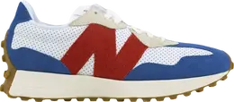 New Balance: Белые кроссовки  327