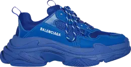 Balenciaga: Синие кроссовки  Triple S