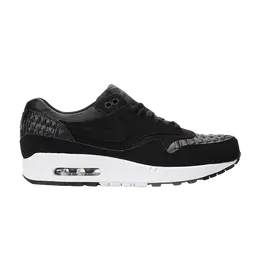 Nike: Чёрные кроссовки  Air Max 1