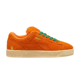 PUMA: Оранжевые кроссовки  Suede
