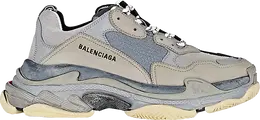 Balenciaga: Серые кроссовки  Triple S