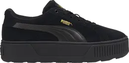 PUMA: Чёрные кроссовки 