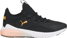 PUMA: Чёрные кроссовки 