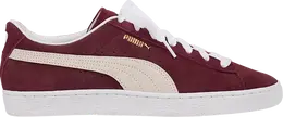 PUMA: Бордовые кроссовки  Suede