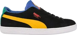 PUMA: Чёрные кроссовки  Suede