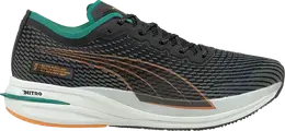 PUMA: Чёрные кроссовки  Deviate Nitro