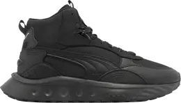 PUMA: Чёрные кроссовки  Wild Rider