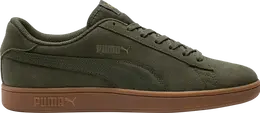 PUMA: Зелёные кроссовки  Smash V2
