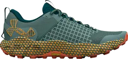 Under Armour: Зелёные кроссовки  HOVR