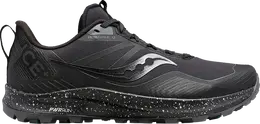 Saucony: Чёрные кроссовки  Peregrine