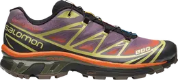 Salomon: Оранжевые кроссовки 