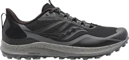 Saucony: Чёрные кроссовки  Peregrine