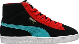 PUMA: Чёрные кроссовки  Suede