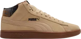 PUMA: Чёрные кроссовки  Smash V2 Mid