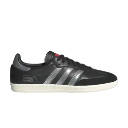 Adidas: Чёрные кроссовки  Samba