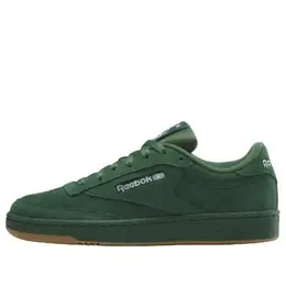 Reebok: Тёмные кроссовки  Club C 85