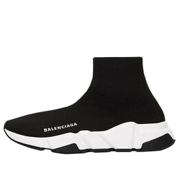 Balenciaga: Чёрные кроссовки  Speed Trainer