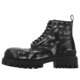Balenciaga: Чёрные кроссовки  Strike