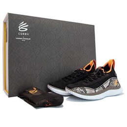 Under Armour: Чёрные кроссовки  Curry 8