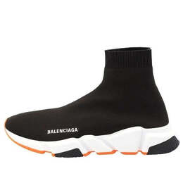 Balenciaga: Чёрные кроссовки  Speed