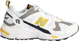 New Balance: Белые кроссовки 