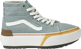Vans: Зелёные кеды  SK8-Hi Tapered