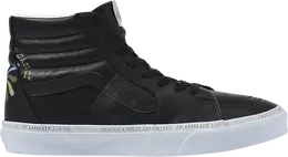 Vans: Чёрные кроссовки  Sk8-Hi