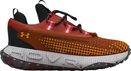 Under Armour: Оранжевые кроссовки  HOVR