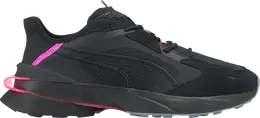 PUMA: Чёрные кроссовки 