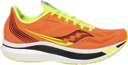 Saucony: Оранжевые кроссовки  Endorphin Pro