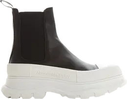 Alexander McQueen: Чёрные кроссовки  Tread Slick