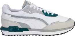 PUMA: Белые кроссовки  Rider