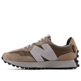 New Balance: Бежевые кроссовки  327